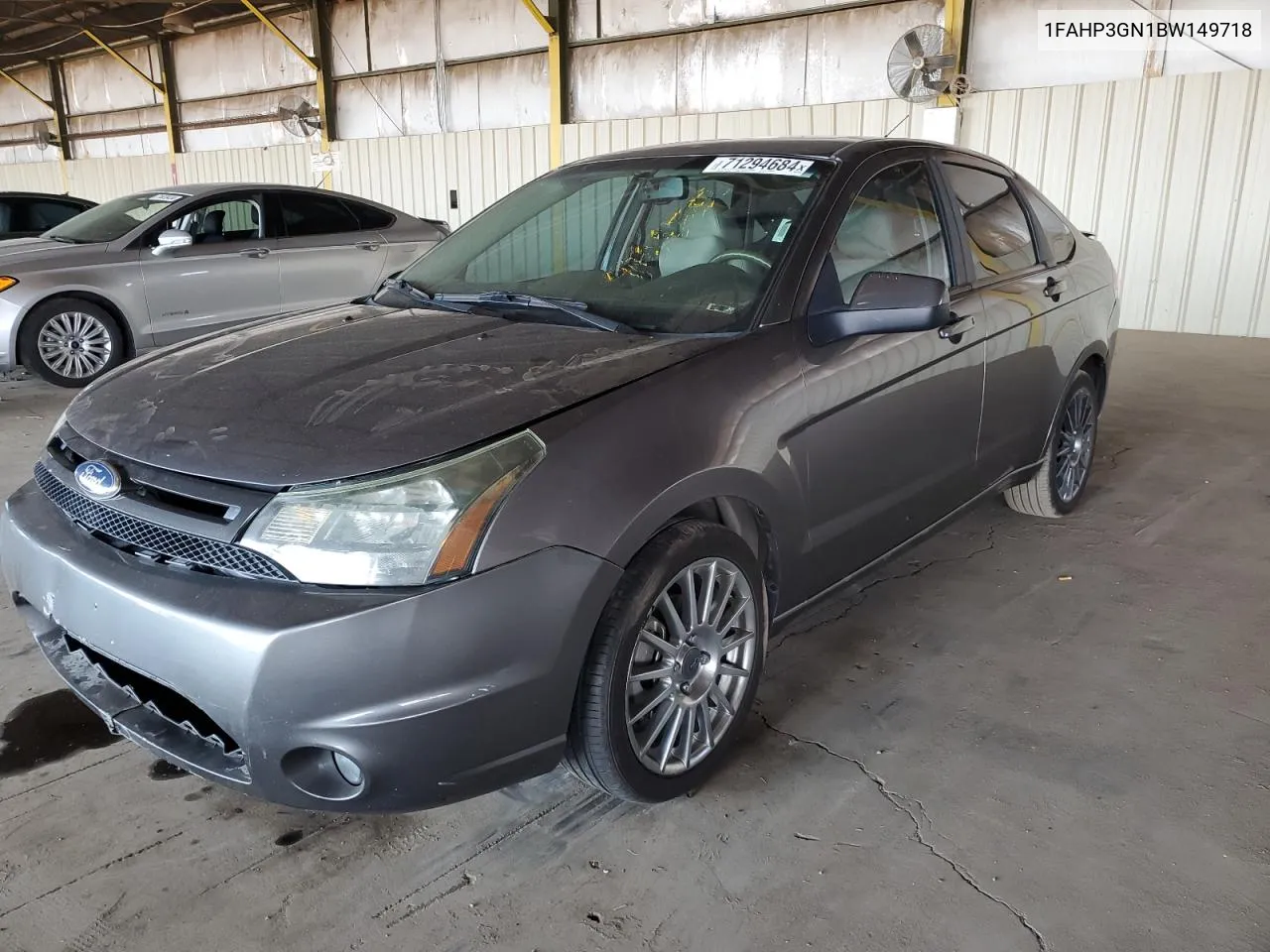 1FAHP3GN1BW149718 2011 Ford Focus Ses