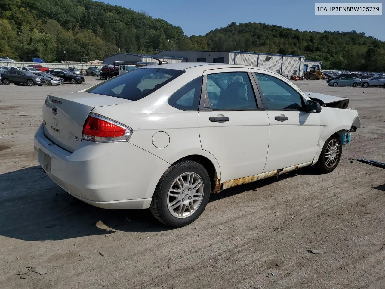 2011 Ford Focus Se VIN: 1FAHP3FN8BW105779 Lot: 71546044