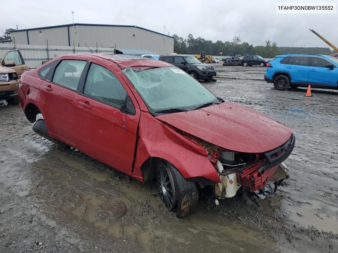 2011 Ford Focus Ses VIN: 1FAHP3GN0BW135552 Lot: 72040744