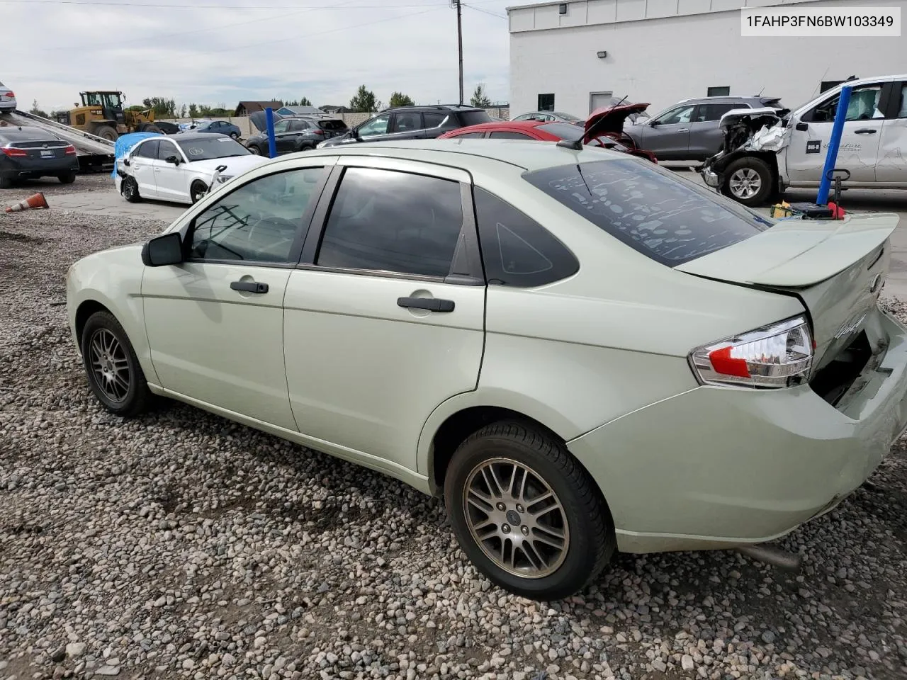 2011 Ford Focus Se VIN: 1FAHP3FN6BW103349 Lot: 72249164