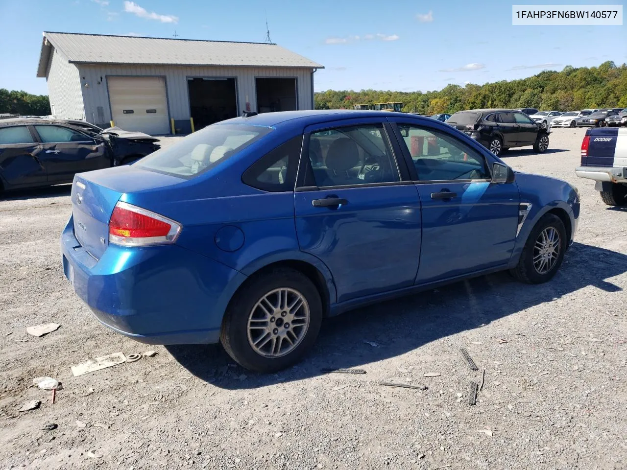 2011 Ford Focus Se VIN: 1FAHP3FN6BW140577 Lot: 74995404