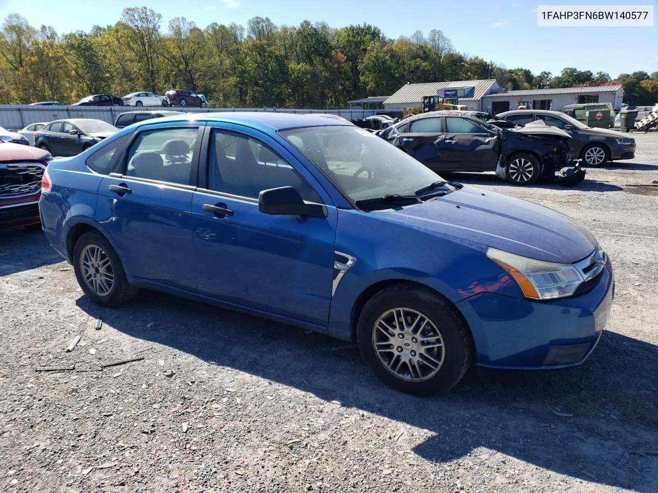 2011 Ford Focus Se VIN: 1FAHP3FN6BW140577 Lot: 74995404