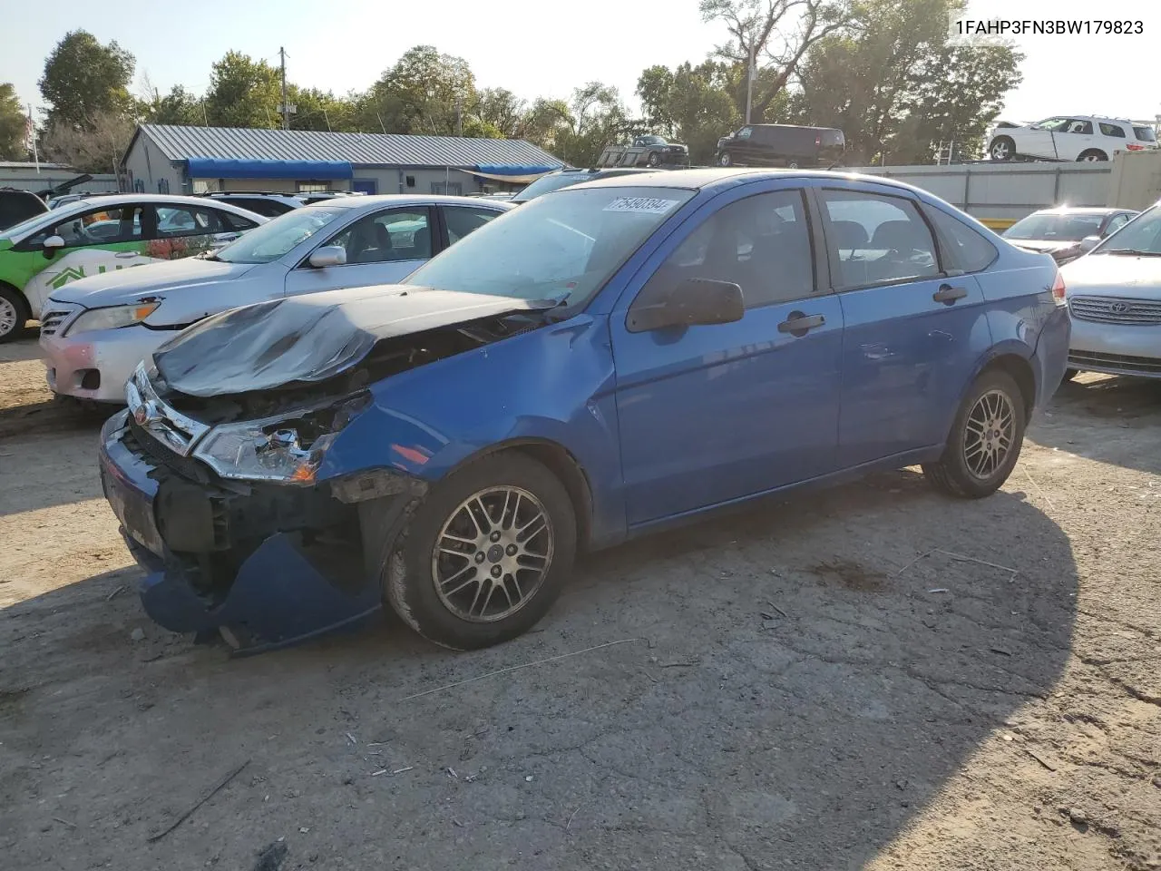 2011 Ford Focus Se VIN: 1FAHP3FN3BW179823 Lot: 75490394