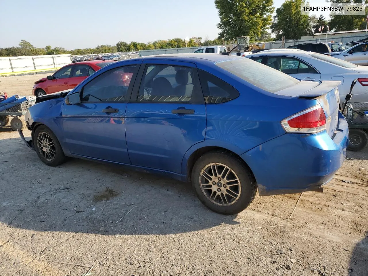 2011 Ford Focus Se VIN: 1FAHP3FN3BW179823 Lot: 75490394