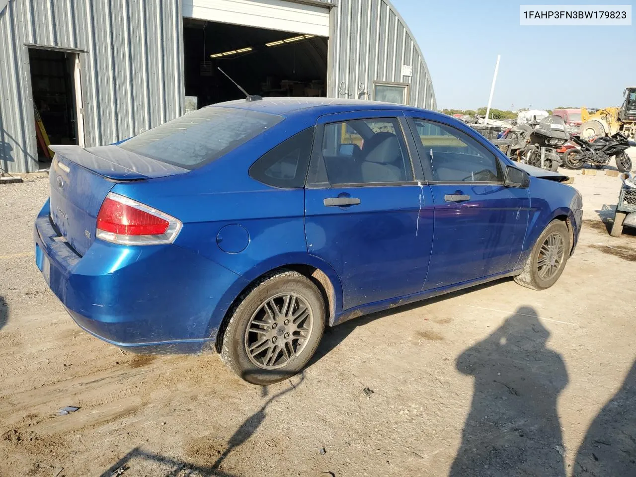 2011 Ford Focus Se VIN: 1FAHP3FN3BW179823 Lot: 75490394