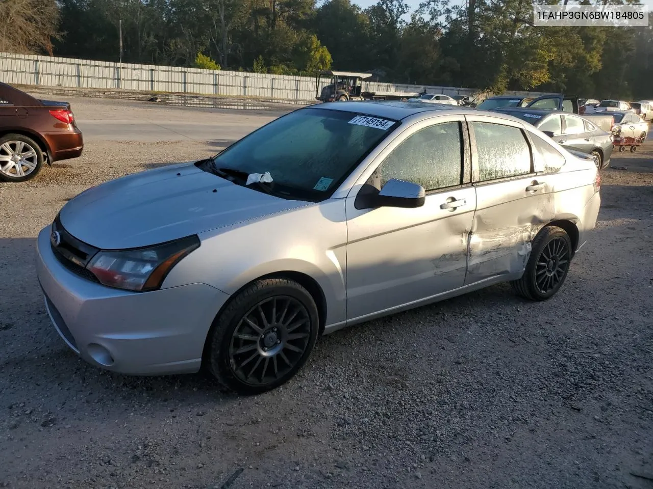 2011 Ford Focus Ses VIN: 1FAHP3GN6BW184805 Lot: 77149154