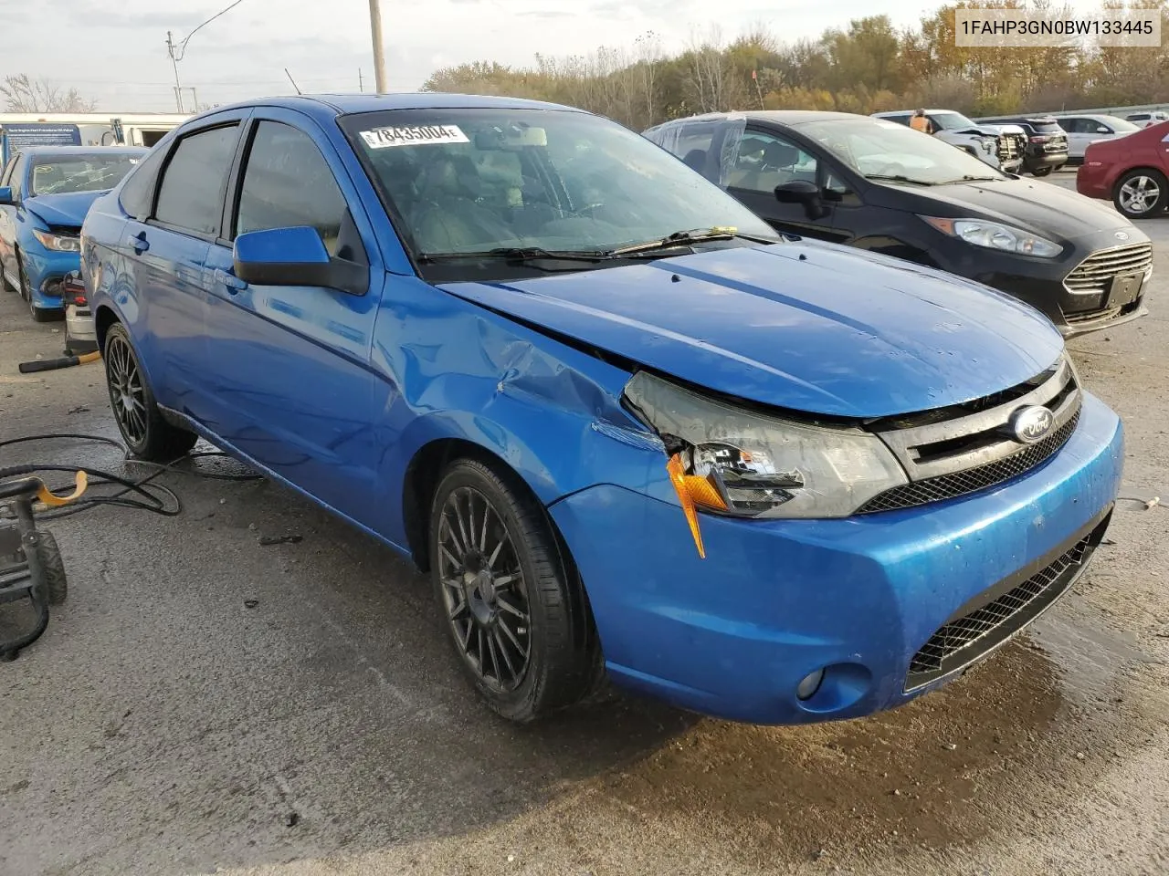 1FAHP3GN0BW133445 2011 Ford Focus Ses