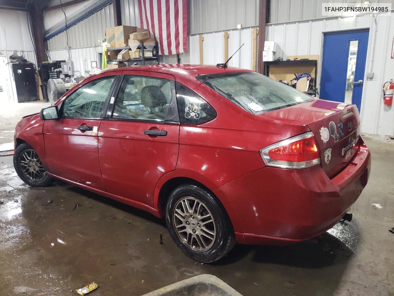 2011 Ford Focus Se VIN: 1FAHP3FN5BW194985 Lot: 79426244