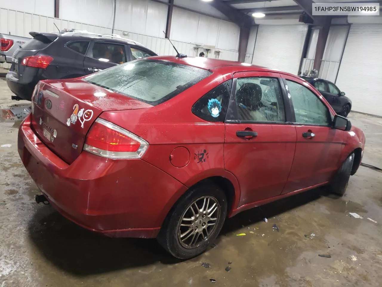 2011 Ford Focus Se VIN: 1FAHP3FN5BW194985 Lot: 79426244