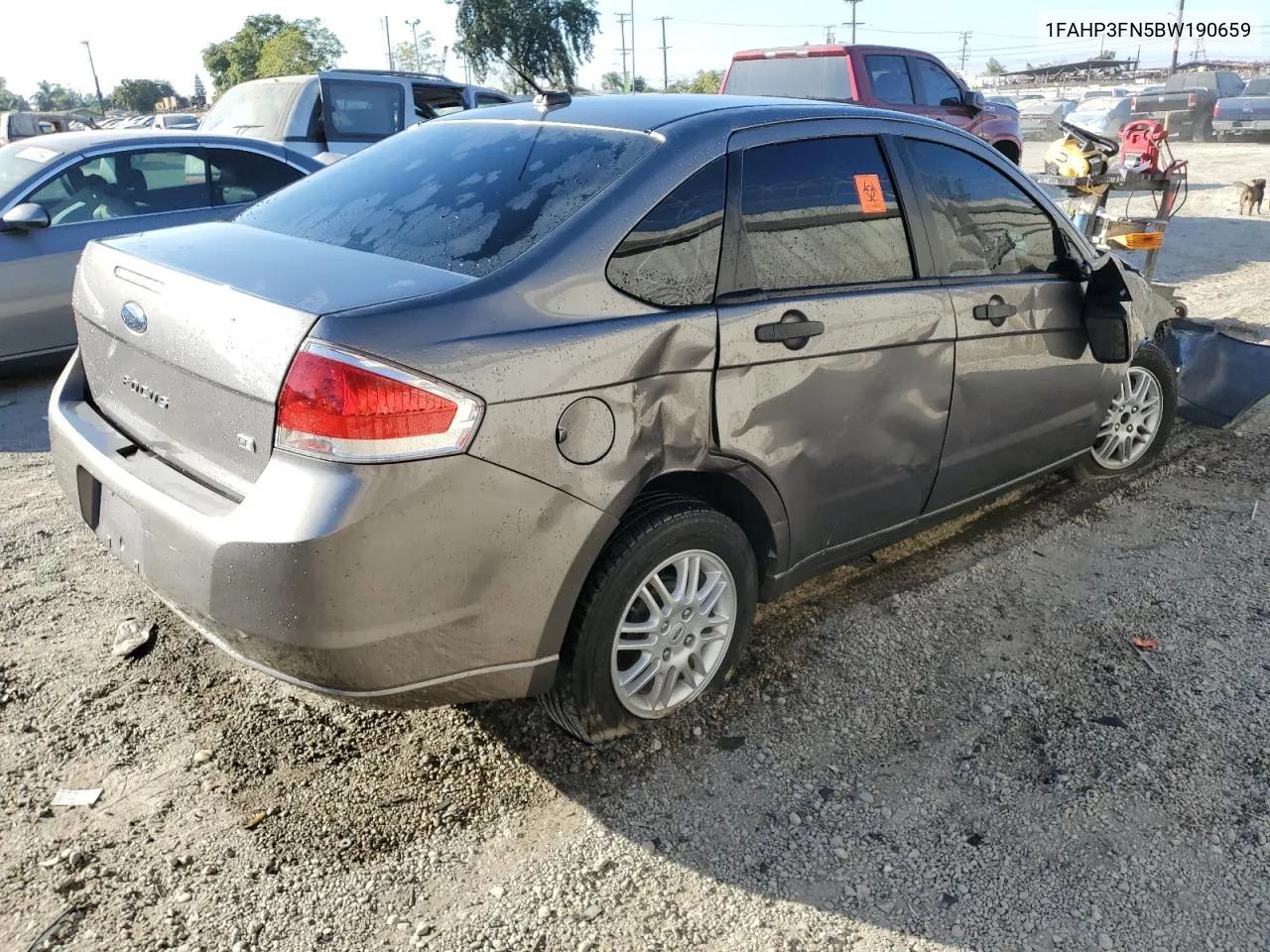 2011 Ford Focus Se VIN: 1FAHP3FN5BW190659 Lot: 80348864