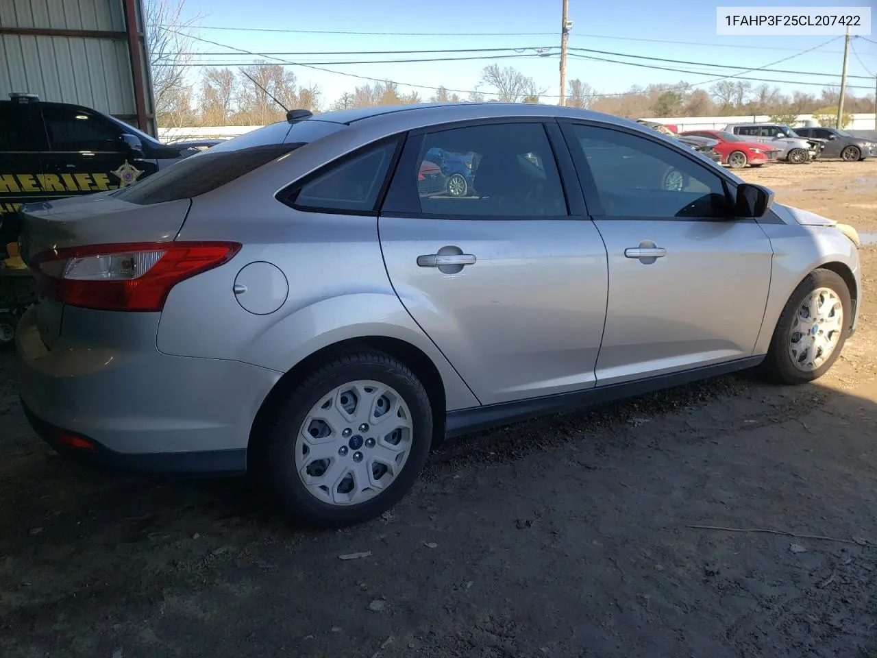 2012 Ford Focus Se VIN: 1FAHP3F25CL207422 Lot: 37506484