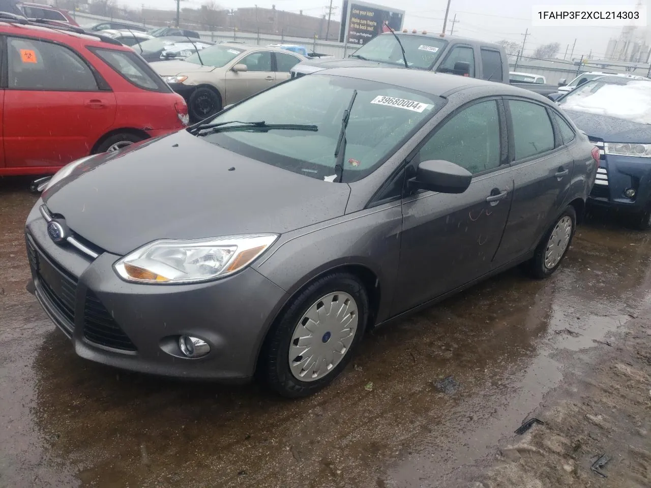 2012 Ford Focus Se VIN: 1FAHP3F2XCL214303 Lot: 39680004