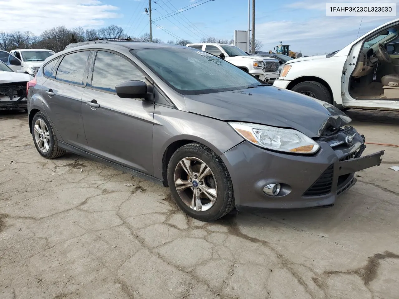 2012 Ford Focus Se VIN: 1FAHP3K23CL323630 Lot: 40250334