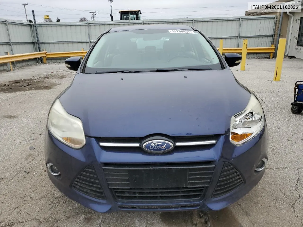 2012 Ford Focus Sel VIN: 1FAHP3M26CL102326 Lot: 45290494