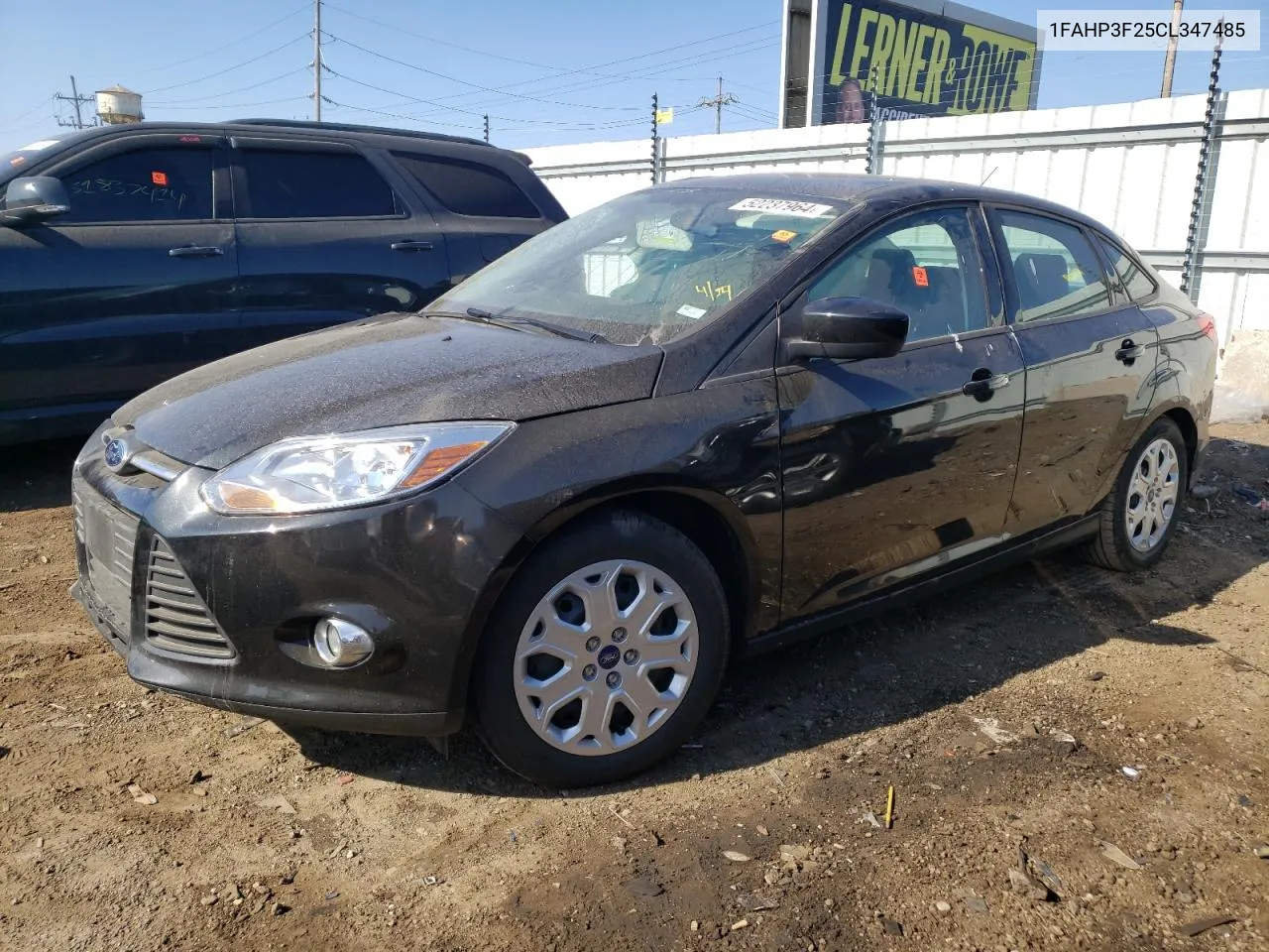 1FAHP3F25CL347485 2012 Ford Focus Se