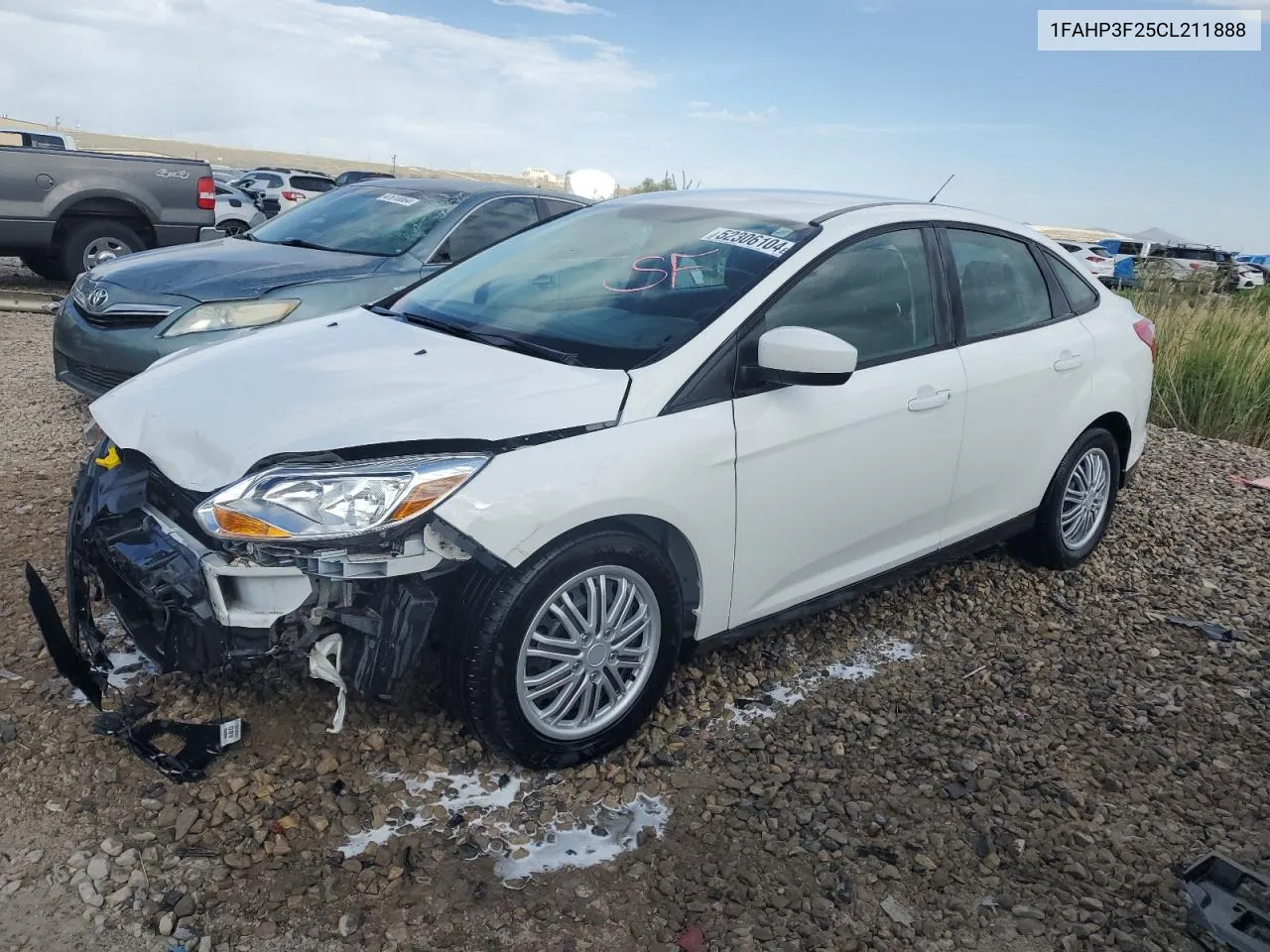 2012 Ford Focus Se VIN: 1FAHP3F25CL211888 Lot: 52306104