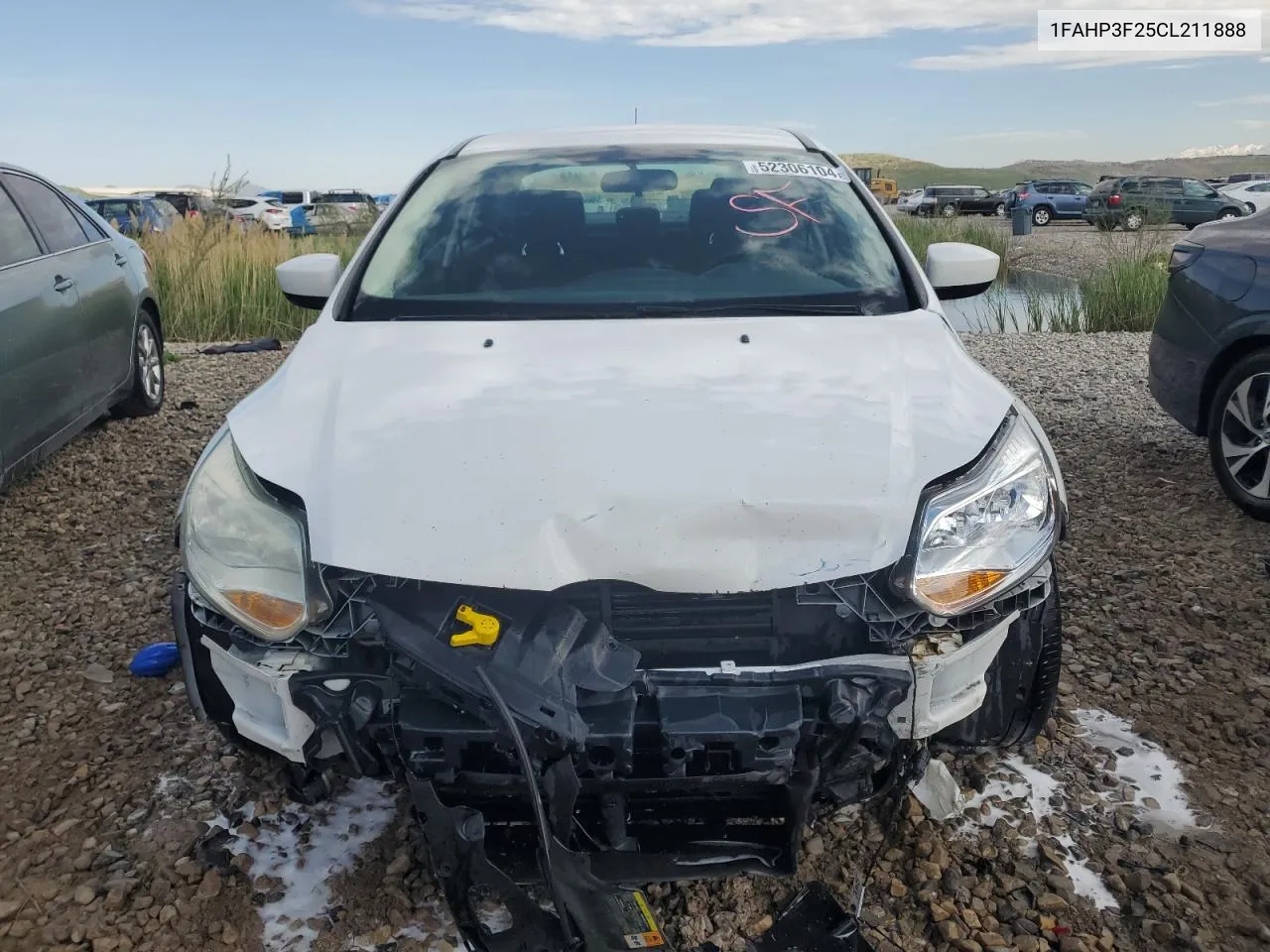 2012 Ford Focus Se VIN: 1FAHP3F25CL211888 Lot: 52306104