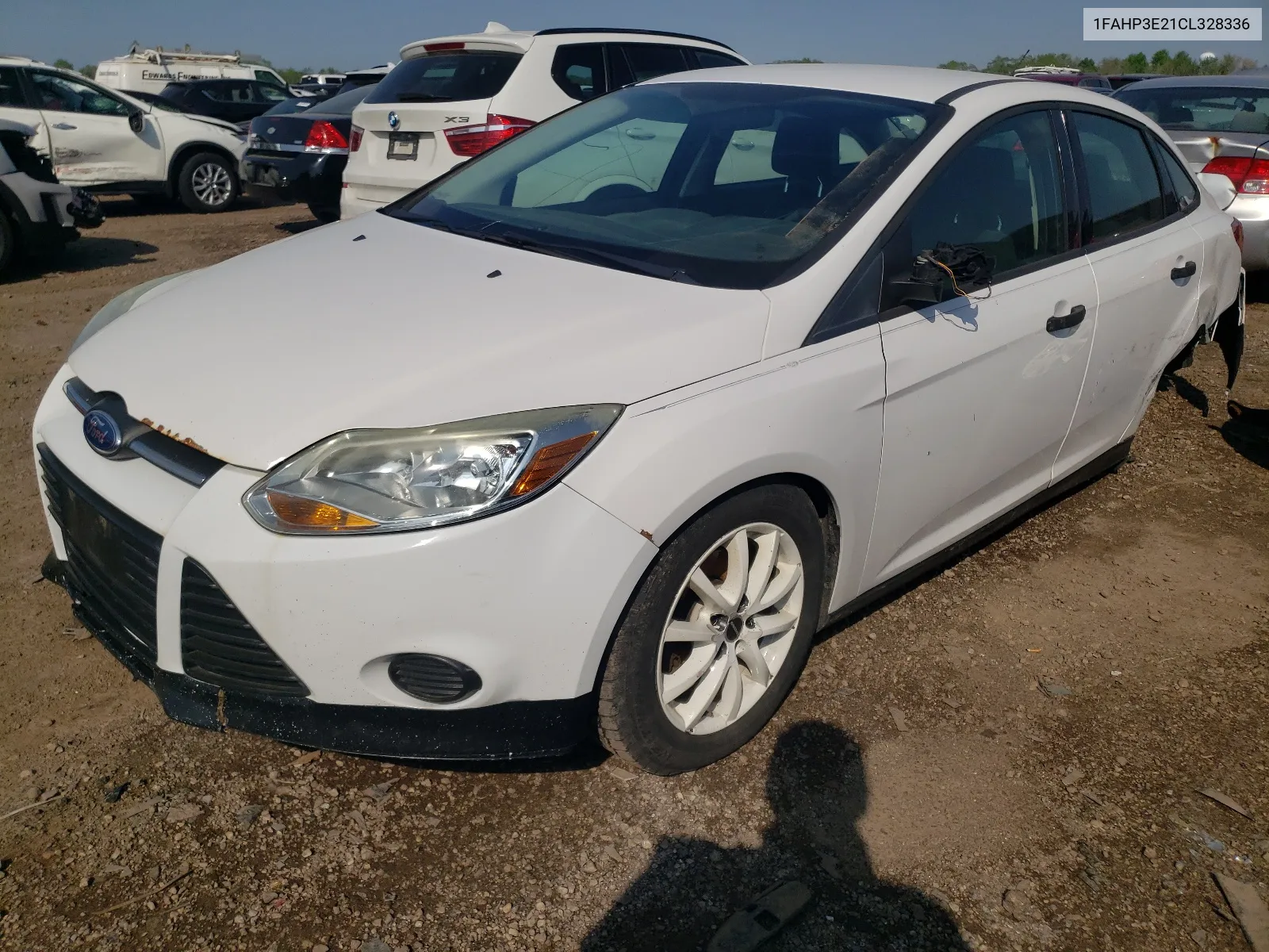 1FAHP3E21CL328336 2012 Ford Focus S