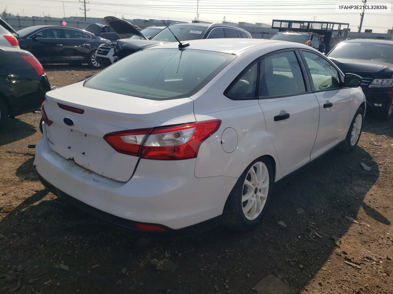 2012 Ford Focus S VIN: 1FAHP3E21CL328336 Lot: 53576324