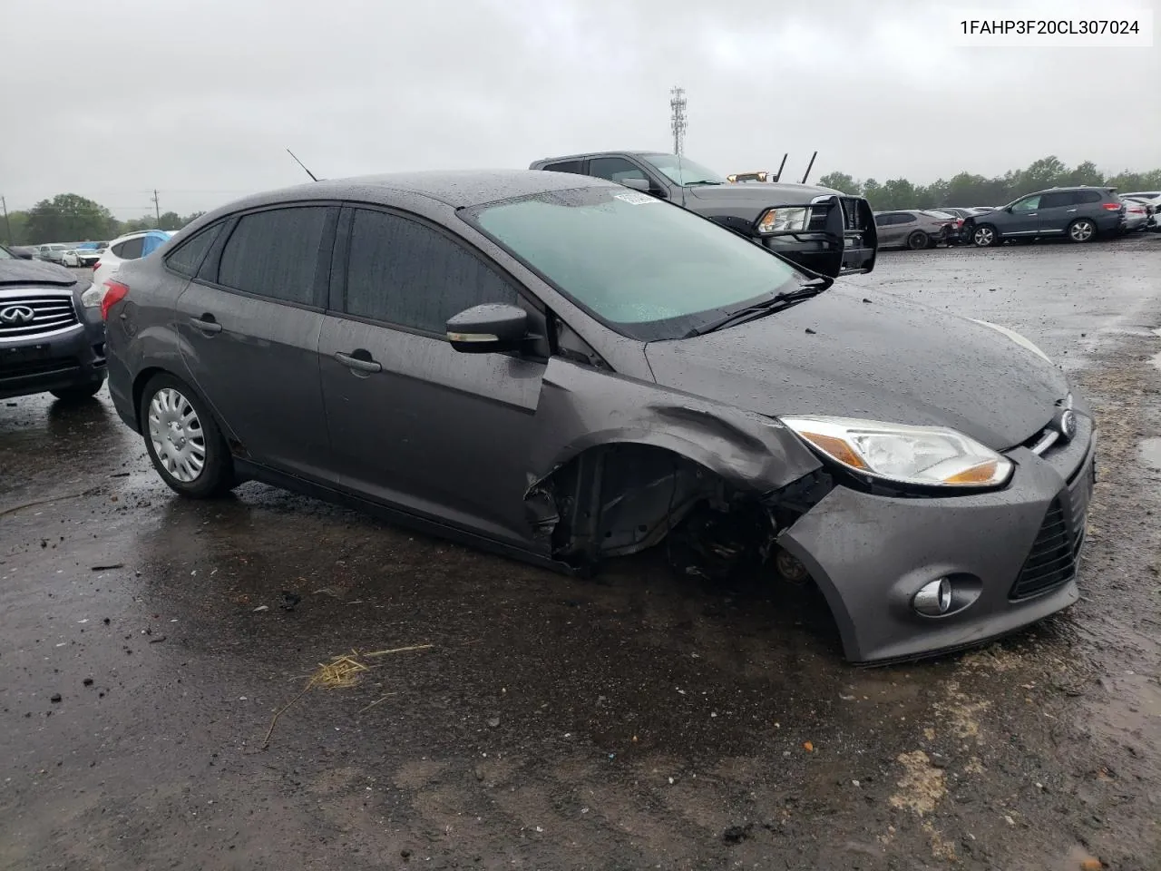 2012 Ford Focus Se VIN: 1FAHP3F20CL307024 Lot: 53734854