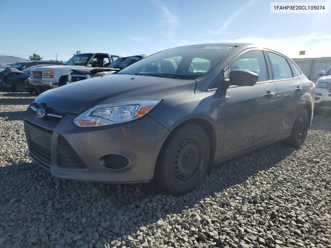 2012 Ford Focus S VIN: 1FAHP3E20CL105074 Lot: 54311584