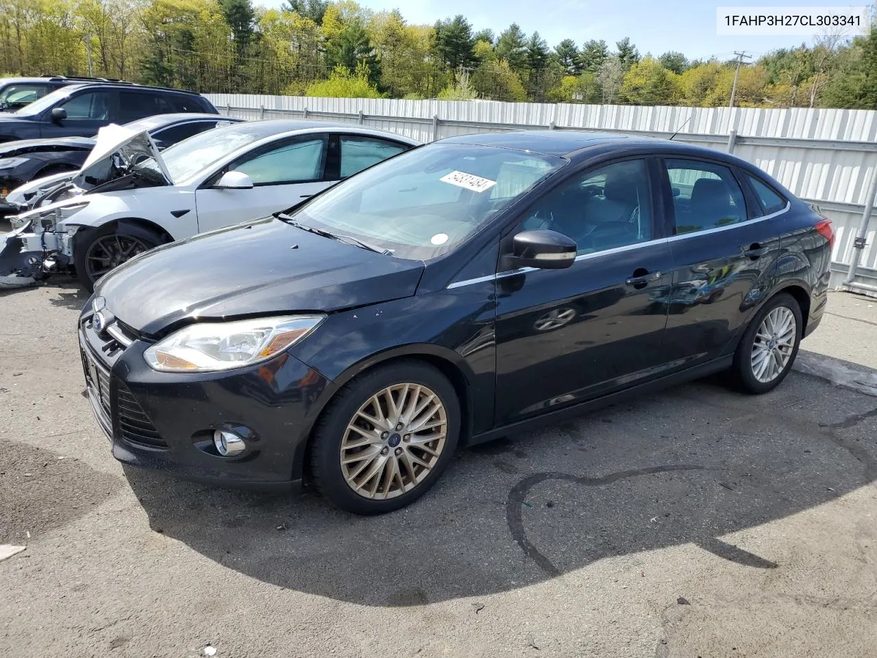 2012 Ford Focus Sel VIN: 1FAHP3H27CL303341 Lot: 54831484