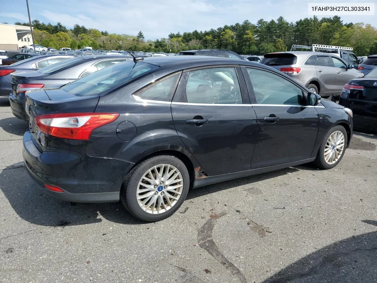 2012 Ford Focus Sel VIN: 1FAHP3H27CL303341 Lot: 54831484