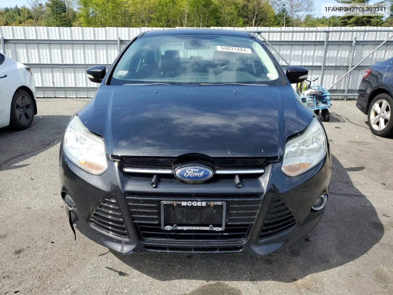 2012 Ford Focus Sel VIN: 1FAHP3H27CL303341 Lot: 54831484