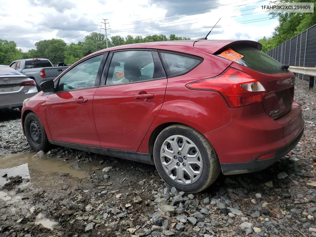 2012 Ford Focus Se VIN: 1FAHP3K2XCL259909 Lot: 54983794