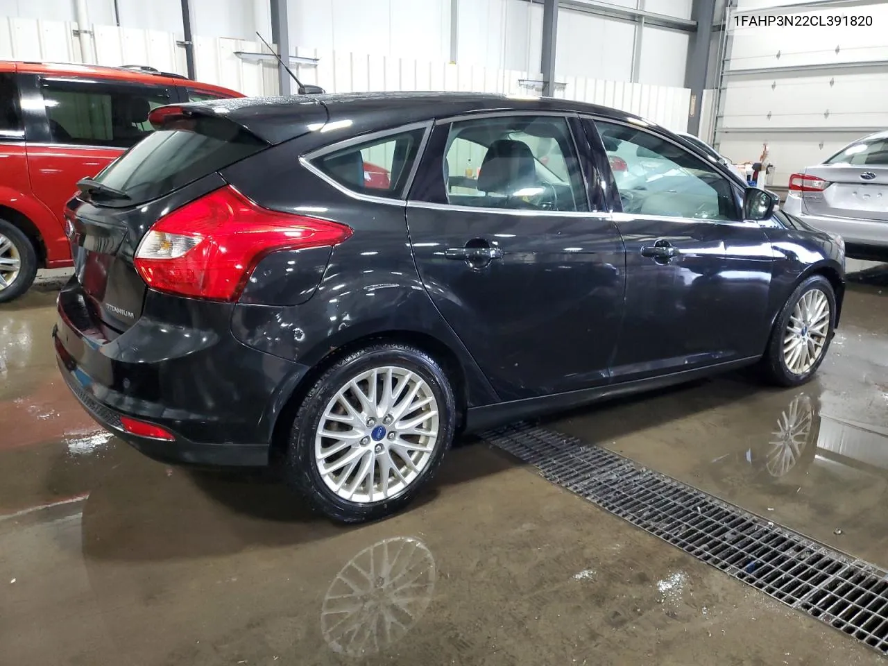 2012 Ford Focus Titanium VIN: 1FAHP3N22CL391820 Lot: 55351694