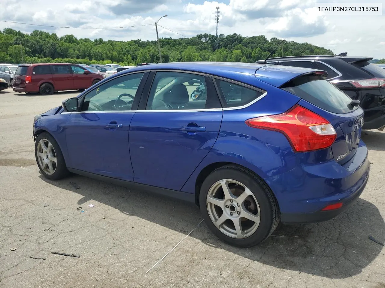 2012 Ford Focus Titanium VIN: 1FAHP3N27CL315753 Lot: 57042574