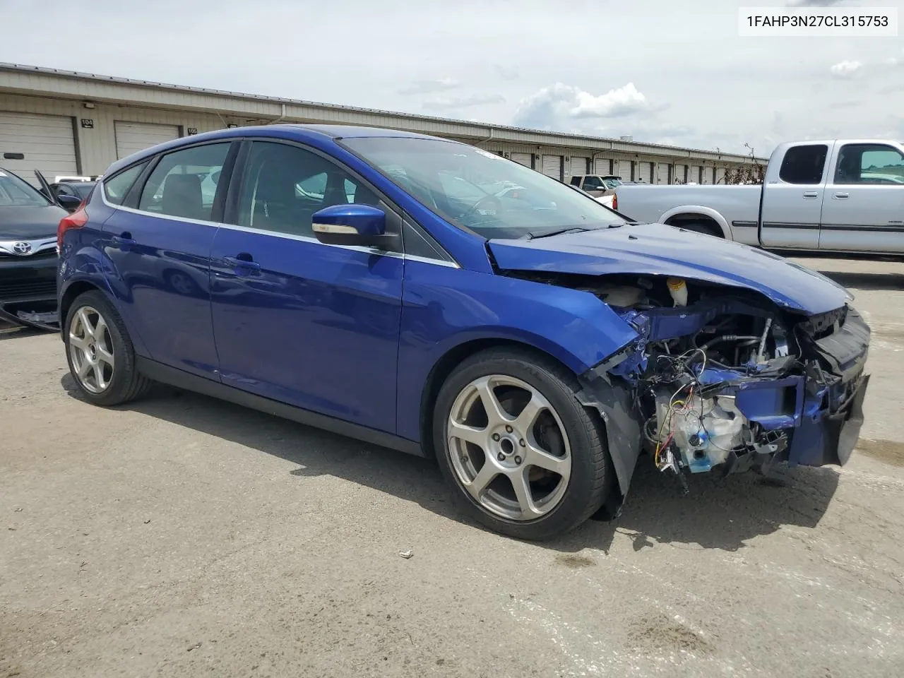 2012 Ford Focus Titanium VIN: 1FAHP3N27CL315753 Lot: 57042574