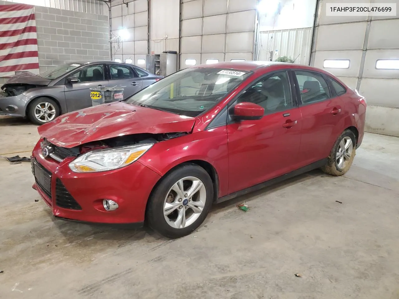 1FAHP3F20CL476699 2012 Ford Focus Se