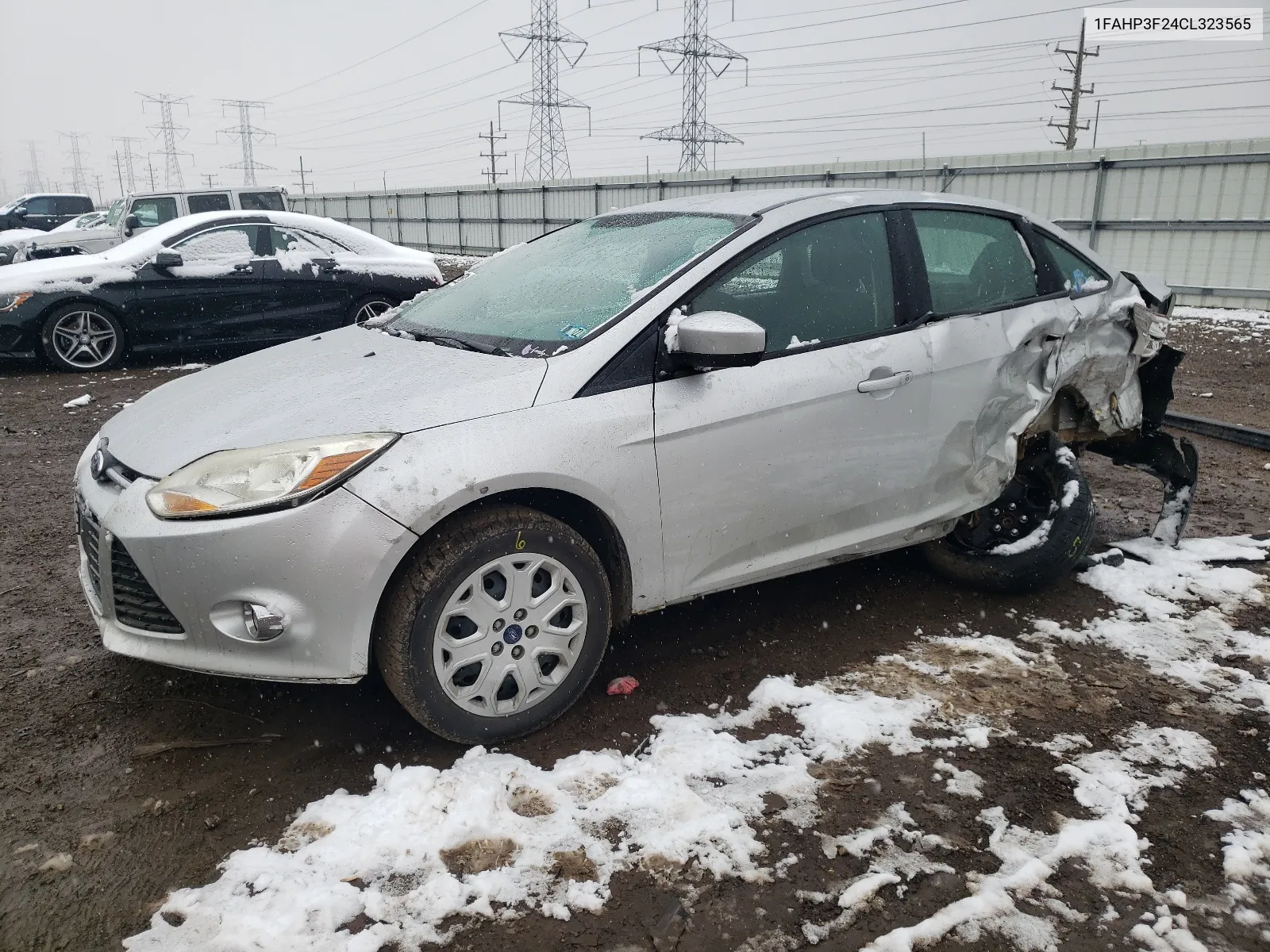 2012 Ford Focus Se VIN: 1FAHP3F24CL323565 Lot: 57546914