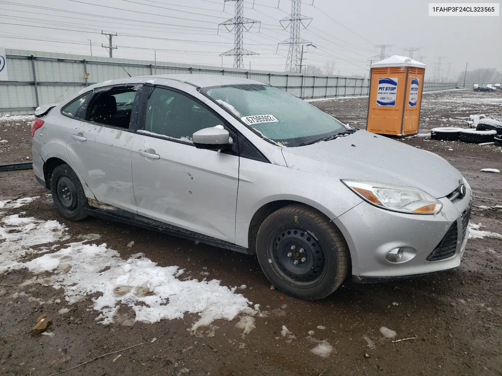 2012 Ford Focus Se VIN: 1FAHP3F24CL323565 Lot: 57546914