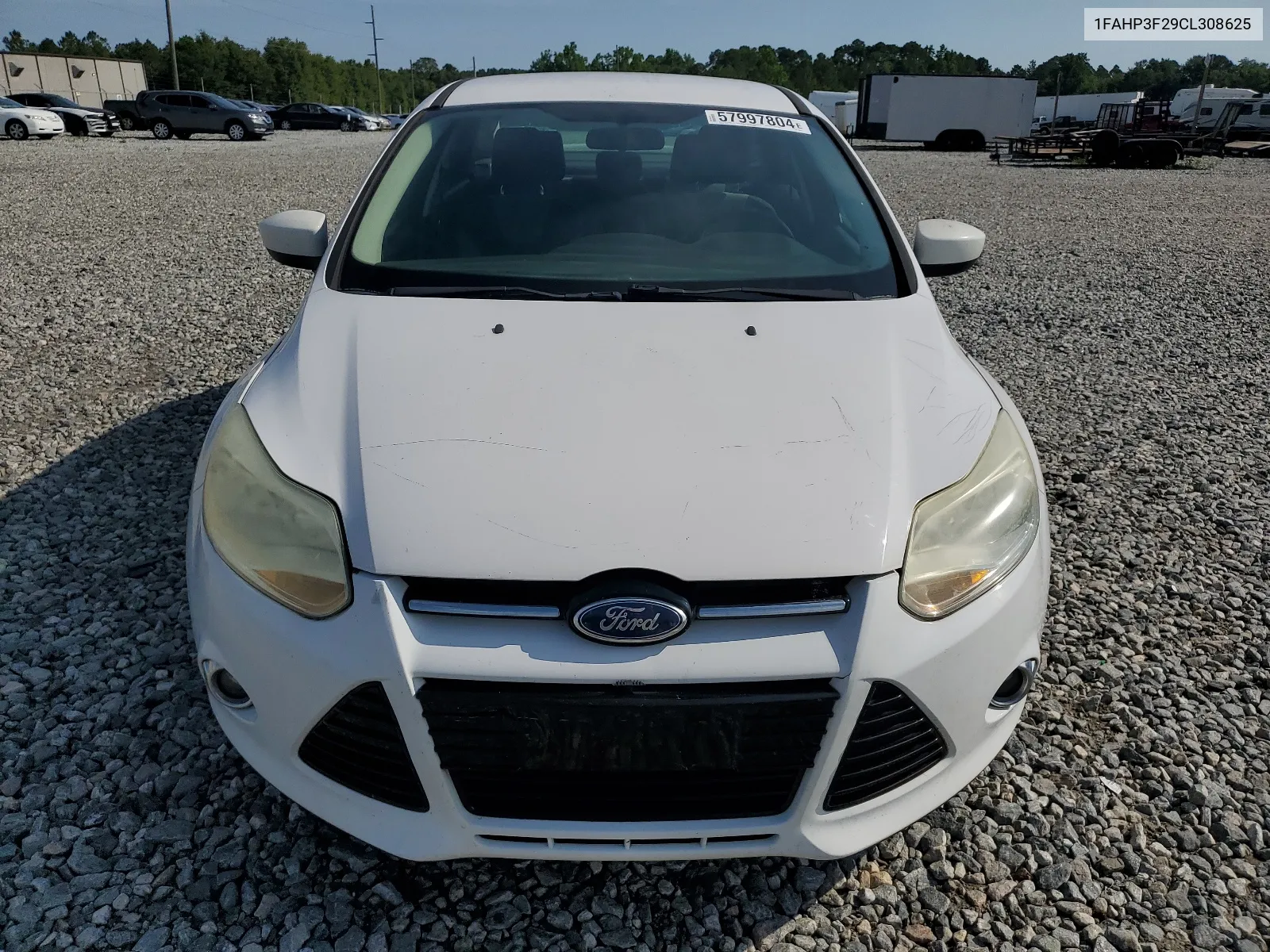 2012 Ford Focus Se VIN: 1FAHP3F29CL308625 Lot: 57997804