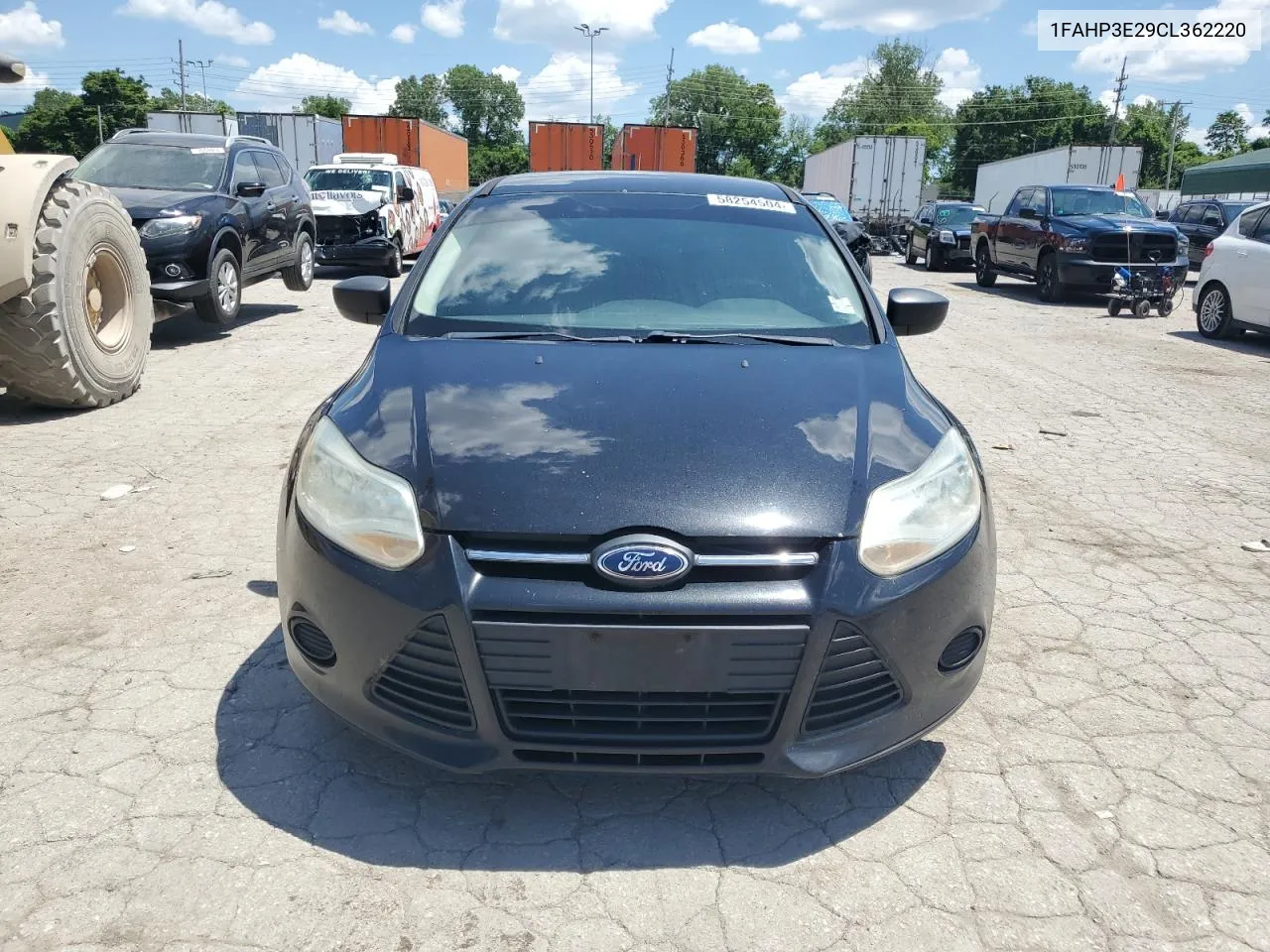 2012 Ford Focus S VIN: 1FAHP3E29CL362220 Lot: 58254504