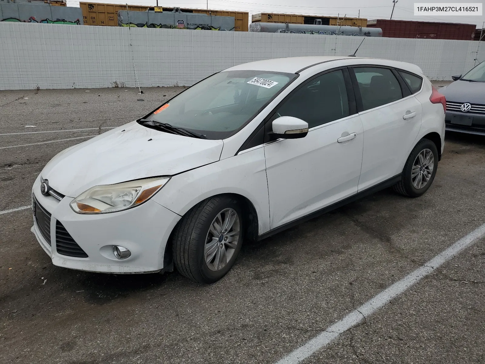 2012 Ford Focus Sel VIN: 1FAHP3M27CL416521 Lot: 58470024