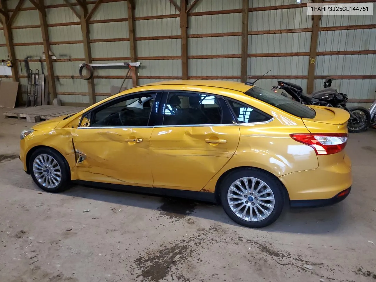 2012 Ford Focus Titanium VIN: 1FAHP3J25CL144751 Lot: 58602464