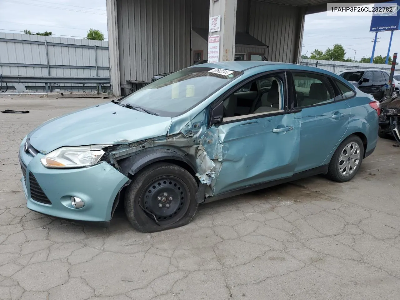 2012 Ford Focus Se VIN: 1FAHP3F26CL232782 Lot: 59502244