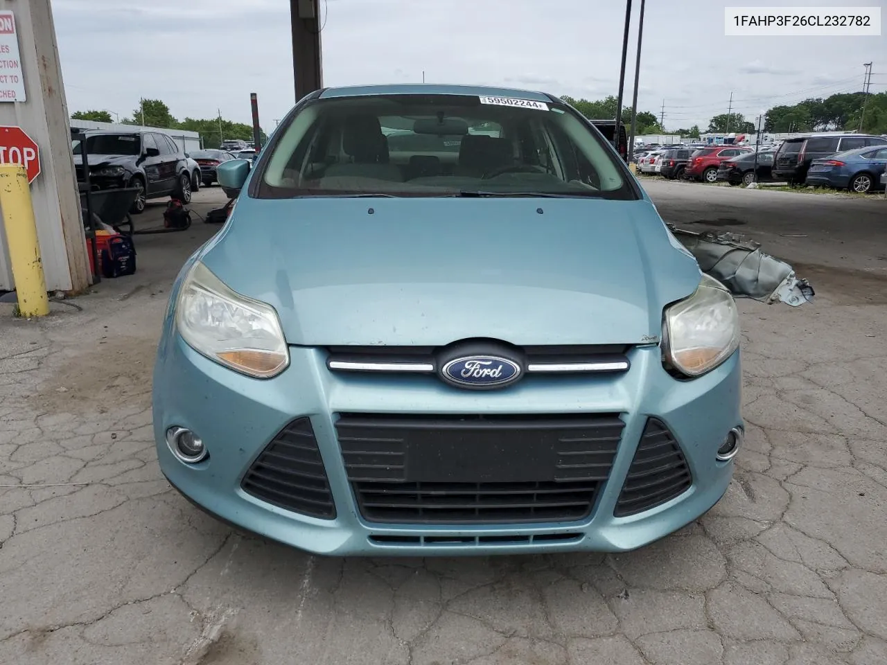 2012 Ford Focus Se VIN: 1FAHP3F26CL232782 Lot: 59502244