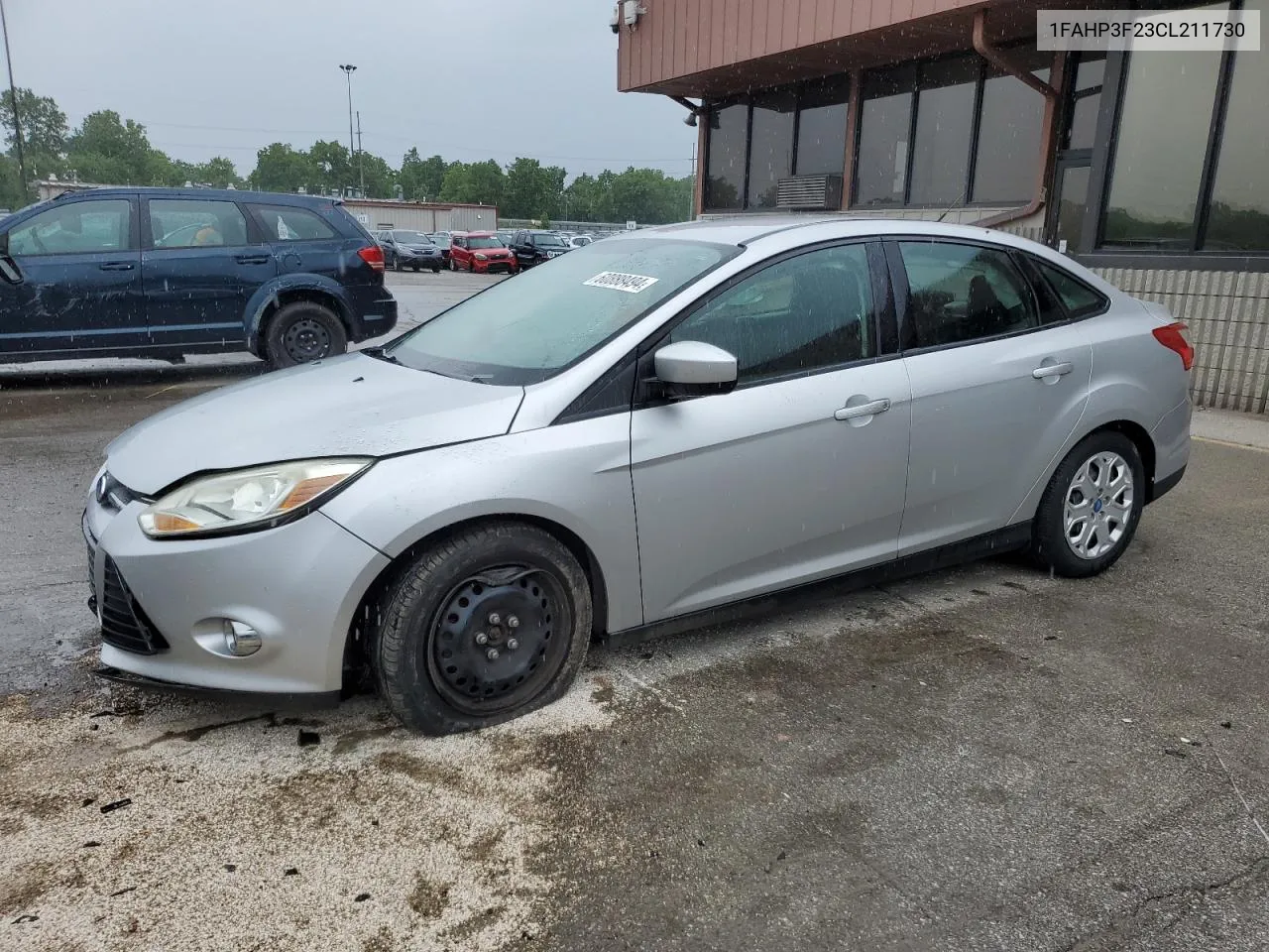 2012 Ford Focus Se VIN: 1FAHP3F23CL211730 Lot: 60888494