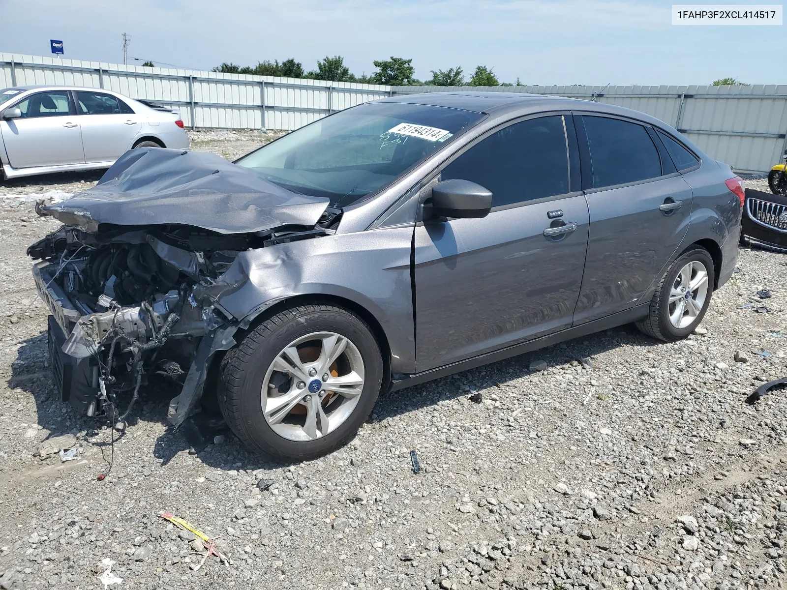 2012 Ford Focus Se VIN: 1FAHP3F2XCL414517 Lot: 61194314