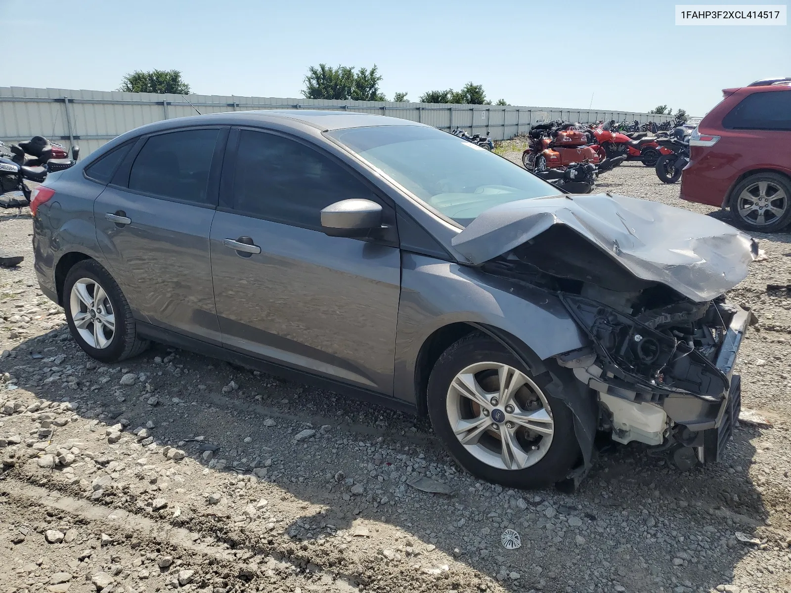 2012 Ford Focus Se VIN: 1FAHP3F2XCL414517 Lot: 61194314