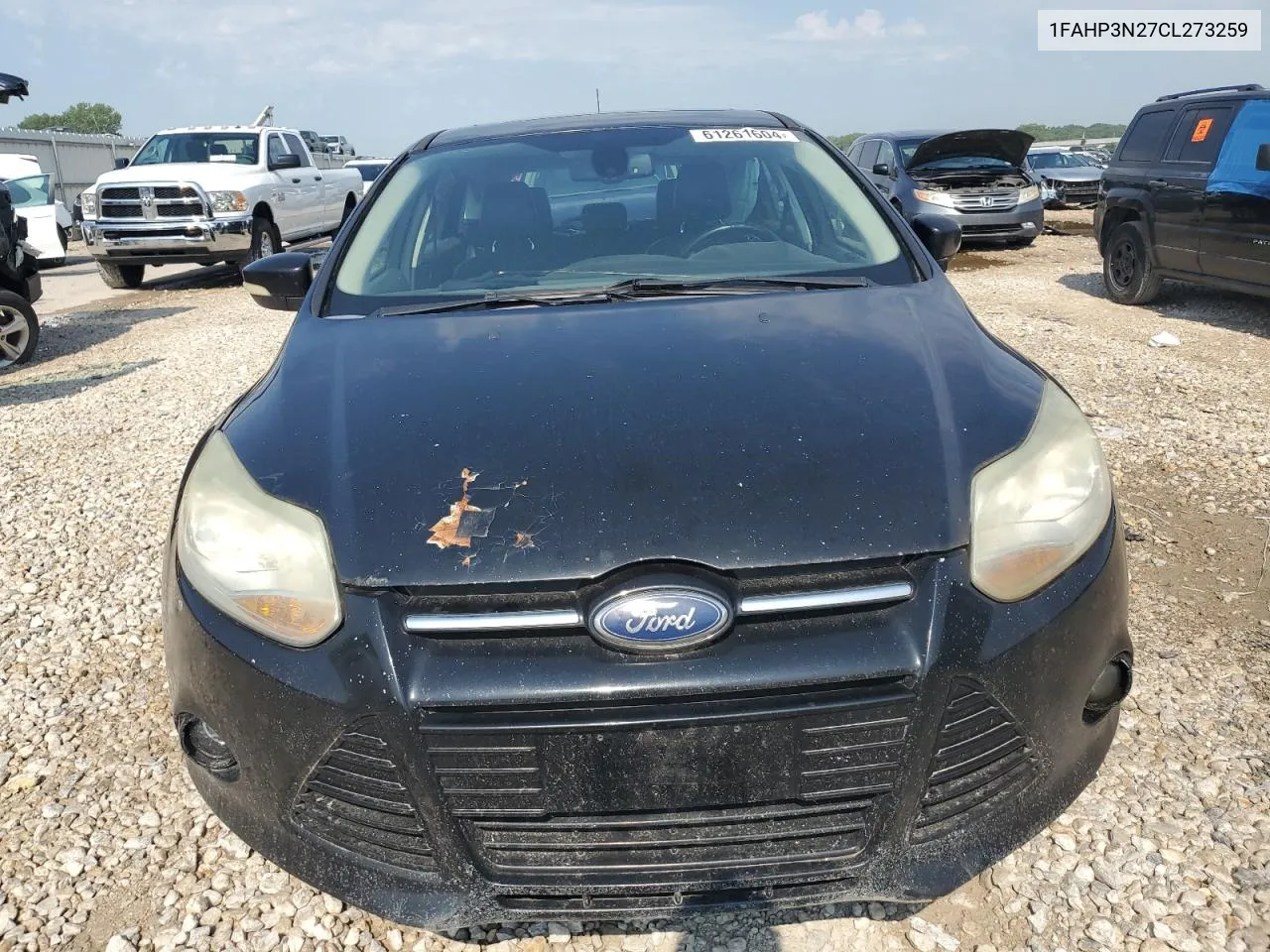 2012 Ford Focus Titanium VIN: 1FAHP3N27CL273259 Lot: 61261604