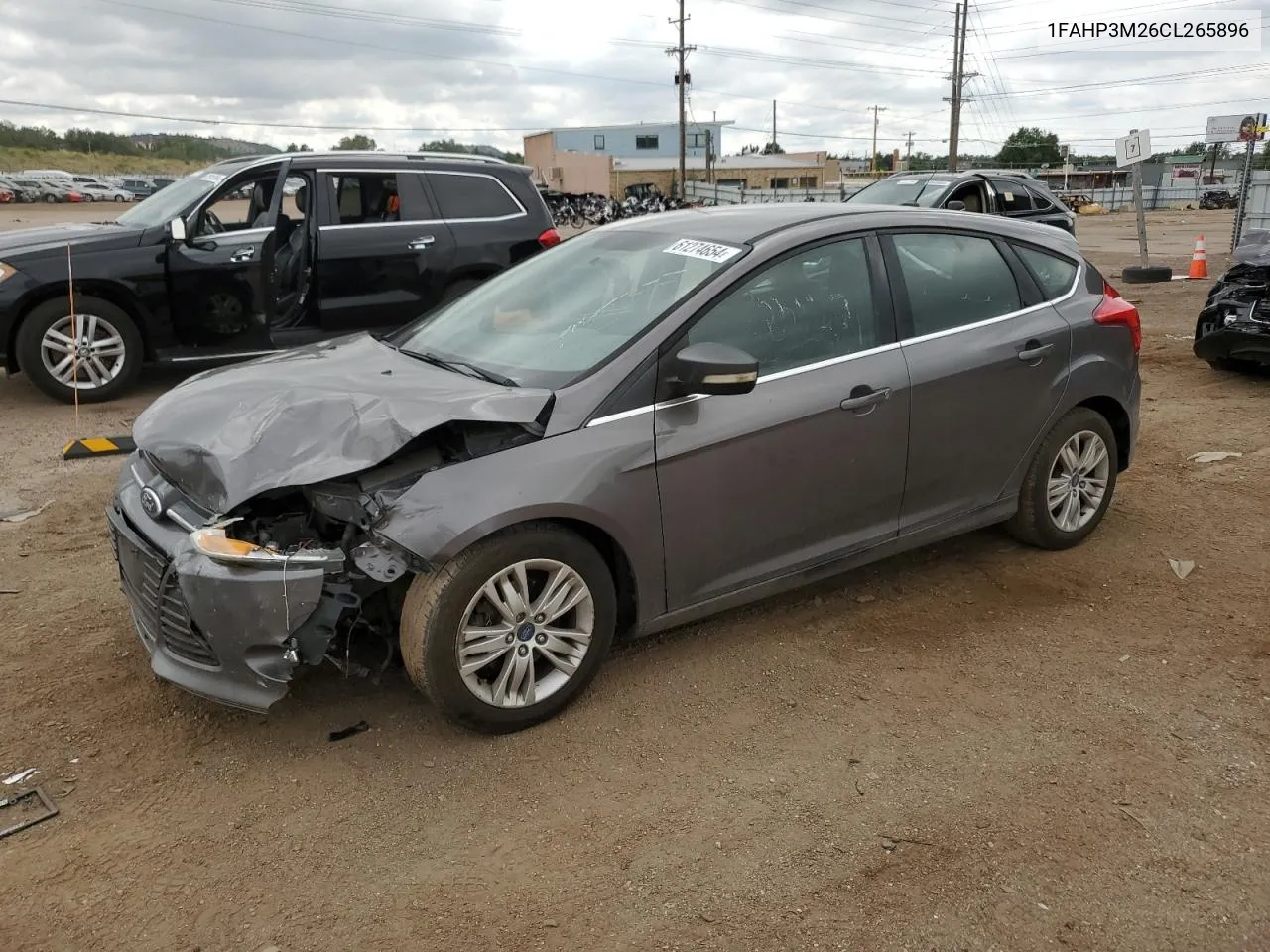 2012 Ford Focus Sel VIN: 1FAHP3M26CL265896 Lot: 61274654