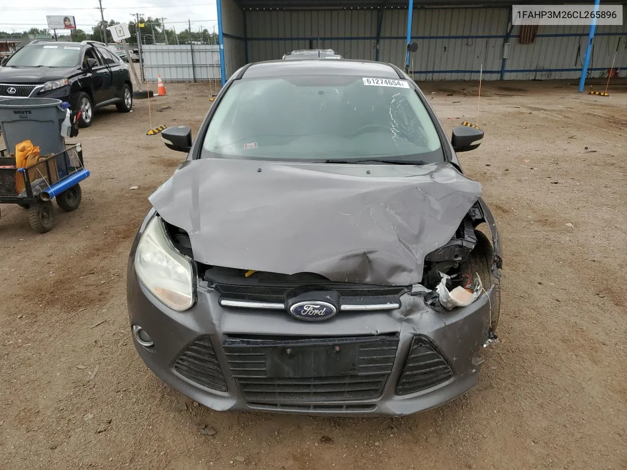 2012 Ford Focus Sel VIN: 1FAHP3M26CL265896 Lot: 61274654