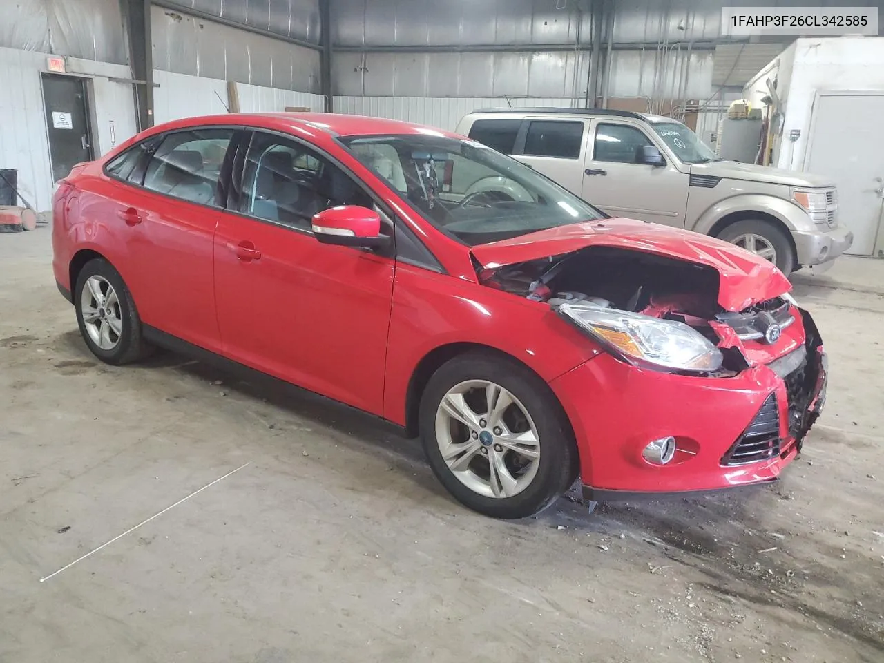 2012 Ford Focus Se VIN: 1FAHP3F26CL342585 Lot: 62357464