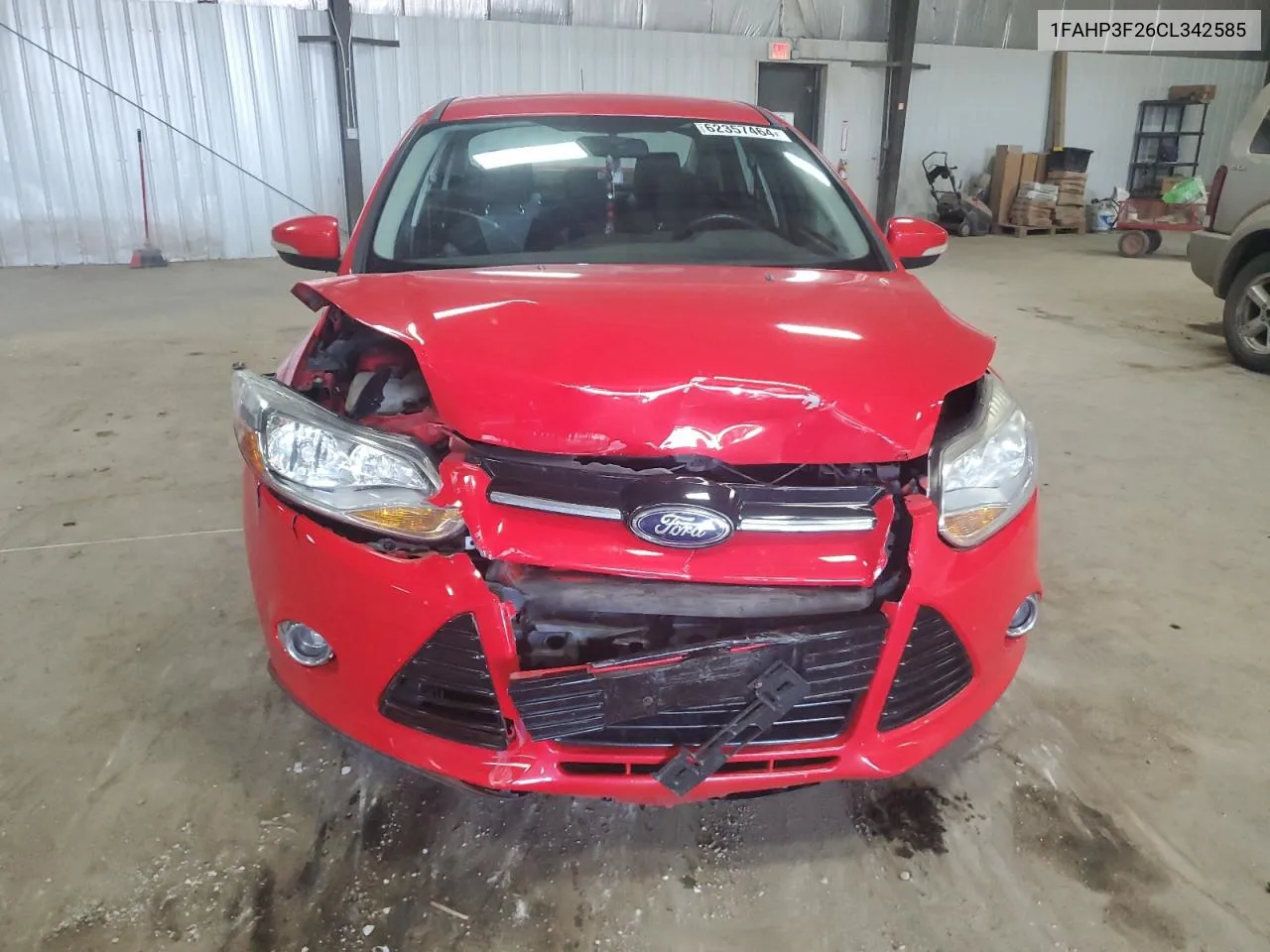 2012 Ford Focus Se VIN: 1FAHP3F26CL342585 Lot: 62357464