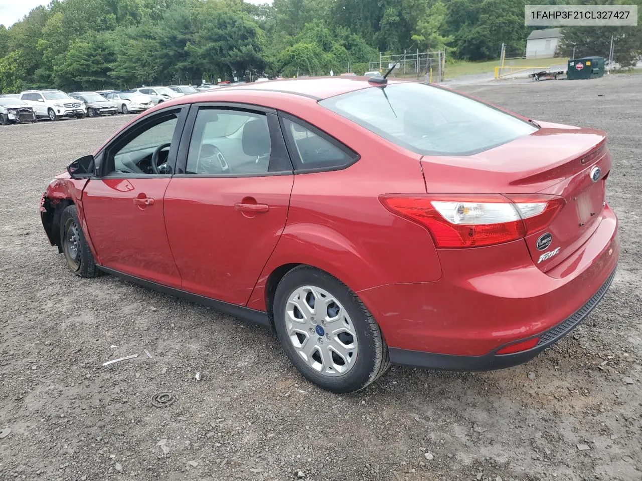 2012 Ford Focus Se VIN: 1FAHP3F21CL327427 Lot: 62804944